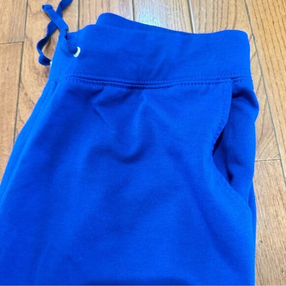 Casual royal blue joggers with pockets size large - Picture 5 of 6